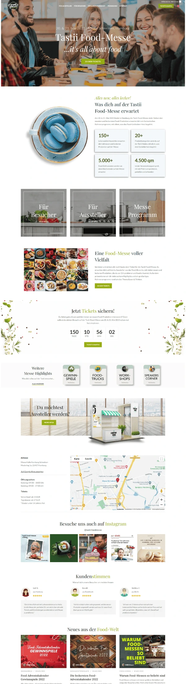 Tastii Food-Messe Screenshot